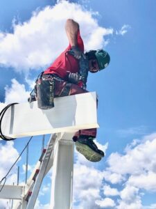 Trabajos verticales en Sant Joan de Déu