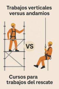 andamios versus trabajos verticales