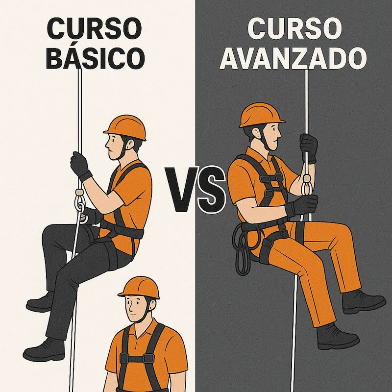 Curso básico vs Curso avanzado
