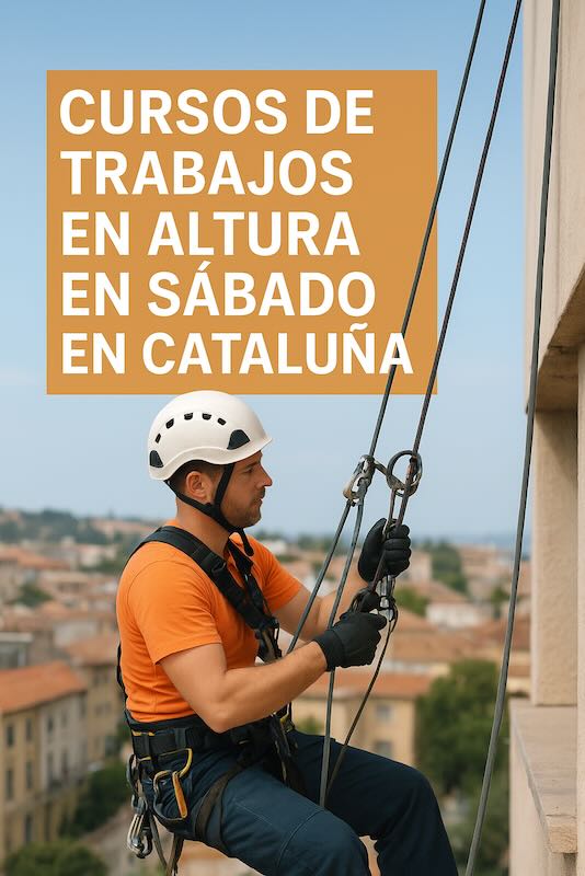 Cursos de trabajos en altura los sábados