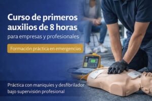 Curso Servertik de primeros auxilios de 8 horas