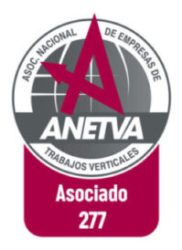 certificado trabajos verticales ANETVA
